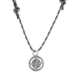 COLLANA CON CORDINO BUSSOLA CBC01