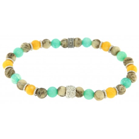 Labradorite/angelite/agata gialla