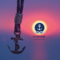 Bracciale ancora tramonto